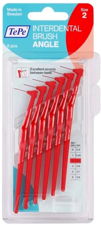 TePe Angle Size 2 Interdentalzahnbürste 0,5 mm 6 St.