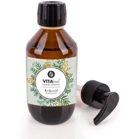 VitaFeel Kokosöl fraktioniert, 1er Pack (1 x 250 ml) in Glasflasche inkl. Pumper
