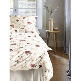 IRISETTE Koala-J 8627 floral rot 140 x 200 cm + 70 x 90 cm
