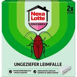 Nexa Lotte® Ungeziefer-Klebefallen weiß, 2 St.