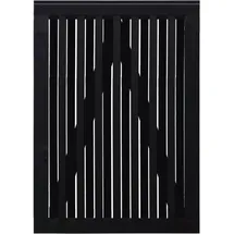 Plus Tor Nagano 100 x 140 cm RAL 9005 Schwarz