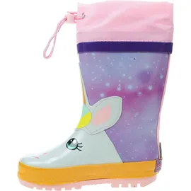 Playshoes Einhorn Gummistiefel lila 27