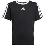 adidas - Girl's 3-Stripes Essentials T-Shirt - T-Shirt Gr 170 schwarz