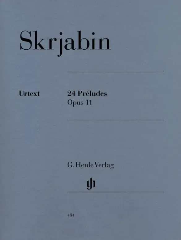 G. Henle Urtext-Ausgabe / Alexander Skrjabin - 24 Préludes Op. 11 - Alexander Skrjabin - 24 Préludes op. 11  Kartoniert (TB)