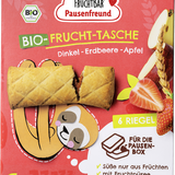 FruchtBar Bio Frucht Tasche Dinkel, Erdbeere, Apfel