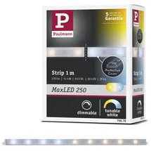 Paulmann MaxLED 250 Stripe 1 m TunW IP44 Cover 2700-6500K 4W 24V Silber Kunststoff