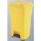 Vileda Abfallbehälter Hera mit Pedal 60l gelb, Abfalleimer, Gelb