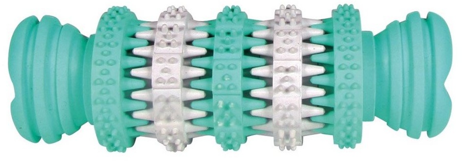 TRIXIE Spielknochen Denta Fun Knochen, Mintfresh, Naturgummi, Maße: 11 cm