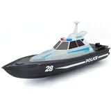 MAISTO TECH 582196 - Ferngesteuertes Boot - High Speed Police Boat (34cm)