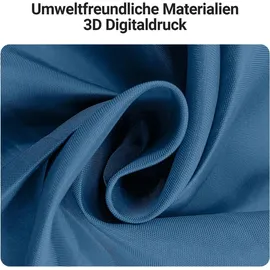 lerores Duschvorhang 150 x 180 cm dunkelblau