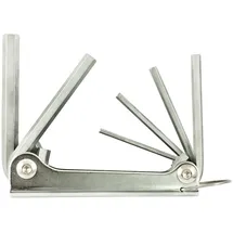 Fortis Winkelschraubendreher-Satz im Handklapphalter Metall 3-10mm 6-tlg.