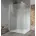 VARIO WHITE Dusch-Glasteil Wandmontage Milchglas 800 mm Weiß