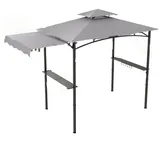 Costway Grillpavillon 318 x 153 x 250 cm grau/schwarz