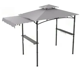 Costway Grillpavillon 318 x 153 x 250 cm grau/schwarz