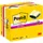 Post-it Post-it® Super Sticky Z-Notes Haftnotizen-Set extrastark gelb, 1 Block + GRATIS 1 Block
