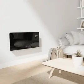 Hombli Glass Convection Heater 2000 W Heizkörper, Schwarz