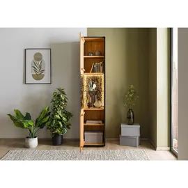 MASSIVMOEBEL24.DE Vitrine STARNBERG 43 x 45 x 200 cm Beige