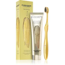 Curasept Gold Lux Set Bleichset für die Zähne