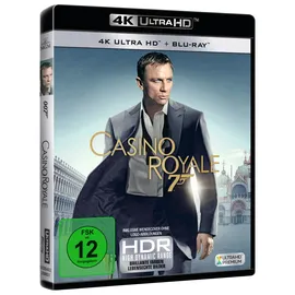 James Bond - Casino Royale (4K-UHD + Blu-ray) (Medium)