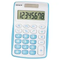 GENIE 120 B 8-stelliger Taschenrechner (Dual-Power (Solar und Batterie);