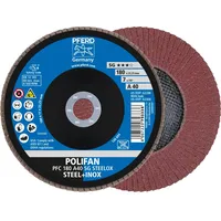 Pferd TOOLS POLIFAN Fächerscheibe PFC 180x22,23 mm konisch A40