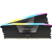 Corsair Vengeance RGB DDR5 6200MHz CL36 Intel XMP iCUE Kompatibel Computer Speicher - Schwarz
