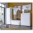 Lomadox MALABO-129 Garderoben-Set 5-teilig 120x40x180 weiß