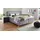 Collection AB Boxspringbett COLLECTION AB "London, inklusive Topper und Kissen, mit LED-Beleuchtung", grau (hellgrau, anthrazit), B:100cm L:206cm, Komplettbetten, Boxspringbett, Boxspringbett erhältlich in 90cmx200cm, 140cmx200cm & 180cmx200cm