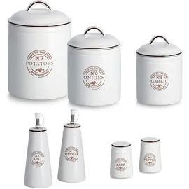 Zeller Zwiebeltopf weiß 14,5 x 20 cm 1,62 l