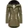 Ragwear Damen, gefütterter Regenmantel wasserdichte Lange Regenjacke mit Kapuze Monadis Rainy Intl. Olive Gr. XXL - XXL