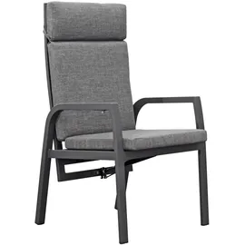 bellavista - Home & Garden® Kansas Hochlehner 58 x 58 x 113 cm grau 2 St.