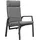 bellavista - Home & Garden® Kansas Hochlehner 58 x 58 x 113 cm grau 2 St.