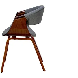 CLP 2er Set Esszimmerstuhl Foley Mit Kunstleder- Oder Stoffbezug I Küchenstuhl Mit Armlehne Und Holzgestell