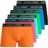 JACK & JONES "JACCRISP im 6er Pack mit Logobund und Stretchkomfort", Herren, Gr. S, 6 Stk.