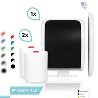 Blanc HYGIENIC SET: Handtuchrollenspender Autocut, Blanc Cosmos + 2 Handtuchrollen PREMIUM TAD - PRODUKTSET