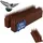 Relaxdays Vogelabwehr Spikes 20er Set, Balkon, Dach, 3-reihig, je Paneel HBT: 3,5x42,5x4 cm, Taubenabwehr, PP, braun