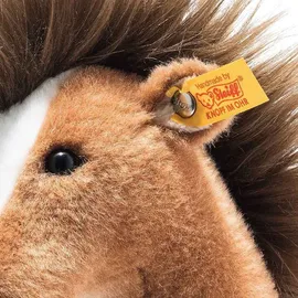 Steiff 122156 - Chayenne Pferd, stehend, Plüsch, braun, 28 cm