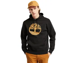 Timberland Core Tree Logo Brushback Kapuzenpullover Black / Wheat Boot M