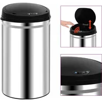 Maison Exclusive Automatischer Sensor-Mülleimer 40 L Edelstahl - Silber