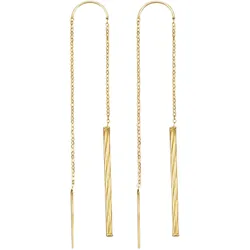 Paar Ohrhänger »Schmuck Geschenk Gold 375 Ohrschmuck Ohrringe Stäbchen«, 74623003-0 gelbgoldfarben