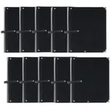 Classic Cantabile Notenmappe Standard 10er Set Schwarz