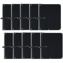 Classic Cantabile Notenmappe Standard 10er Set Schwarz