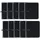 Classic Cantabile Notenmappe Standard 10er Set Schwarz