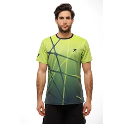 paddle-Tennis-Shirt DROP SHOT BRUNO GREEN GRÜN XS