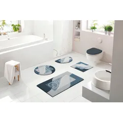 Badematte GRUND "Greta" Gr. 51, grau, H:20mm, Polyacryl, Badematten, 5 Jahre GRUND Garantie, Made in Europe, sehr weicher Flor