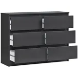 home collective Highboard 95 x 77,5 x 33 cm Anthrazit
