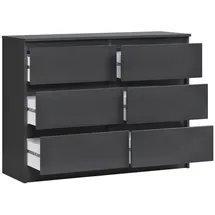 home collective Highboard 95 x 77,5 x 33 cm Anthrazit