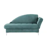 Nehl Liege Greta Mikrofaser 182 x 79 x 86 cm Türkis/Petrol mit Schlaffunktion