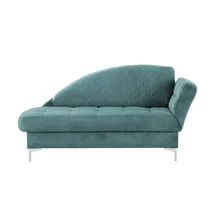 Nehl Liege Greta Mikrofaser 182 x 79 x 86 cm Türkis/Petrol mit Schlaffunktion