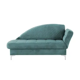 Nehl Liege Greta Mikrofaser 182 x 79 x 86 cm Türkis/Petrol mit Schlaffunktion